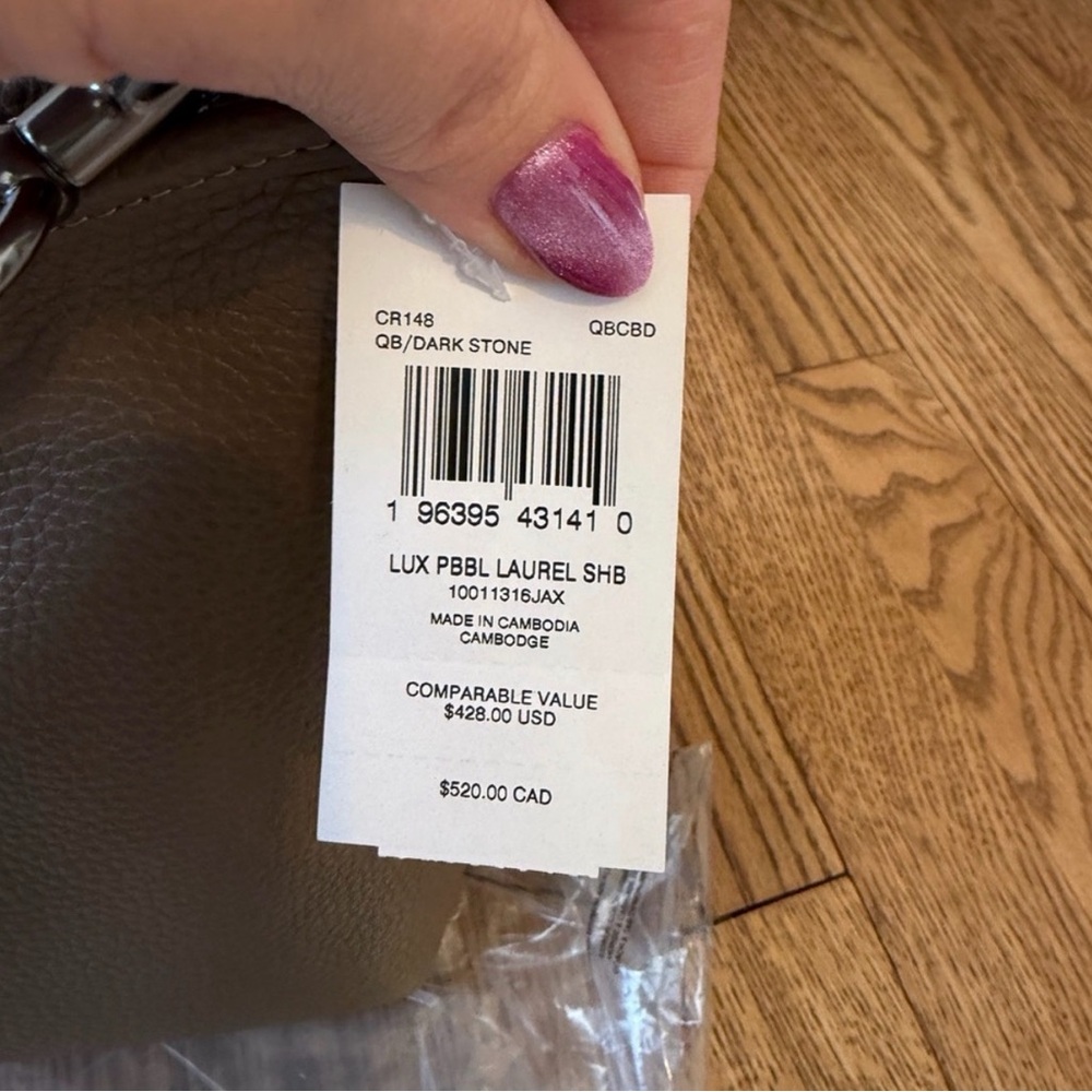 Coach RESERVED Tan Leather Shoulder Bag with Chain Strap - Picture 7 of 12